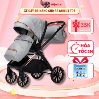 Xe đẩy đa năng cho bé Chilux T07 - Thiết kế gọn nhẹ, Kiểu dáng sang trọng, thoải mái tiện lợi