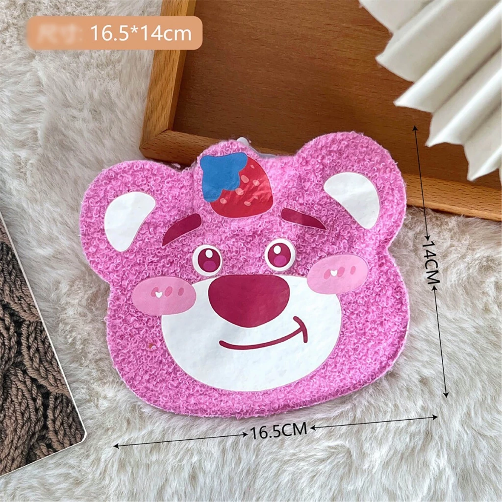 Túi chườm bụng, tay nóng lạnh hình Sanrio bông mềm mại đáng yêu, chườm đa năng nóng lạnh - Gấu Dâu, Lotso