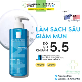 Sữa Rửa Mặt LA ROCHE POSAY Effaclar Purifying Foaming Gel cho da dầu, nhạy cảm