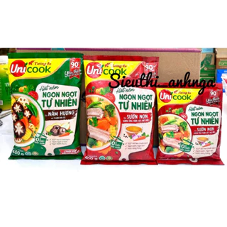 Hạt Nêm Unicook Tường An 400g Sườn Non / Nấm Hương.