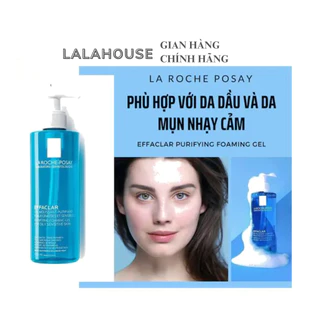 Gel rửa mặt cho da dầu, da nhạy cảm La Roche-Posay Effaclar Foaming Gel 400ml