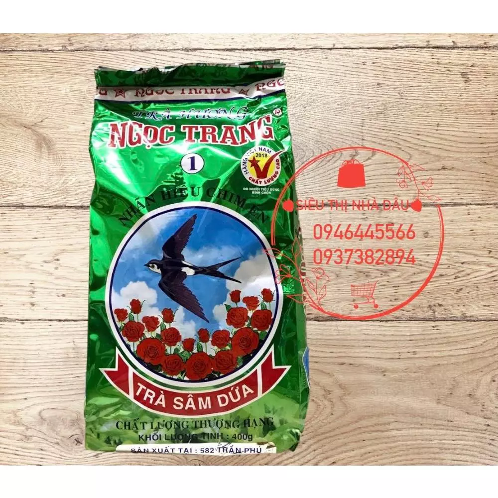 Trà Ngọc Trang hương sâm dứa gói 400g