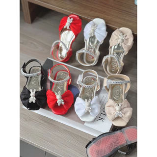 Sandal nơ thỏ dễ thương,quai đá đẹp mềm nhẹ cho bé gái