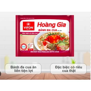 ( Thùng 18 gói ) Bánh Đa Cua Vifon Hoàng Gia 120g