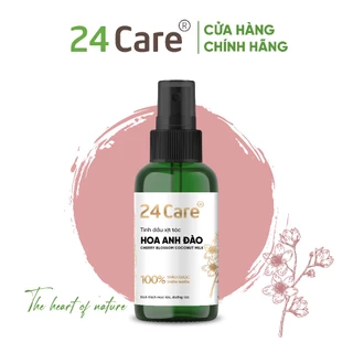 Xịt dưỡng tóc tinh dầu 24Care 50ml / 100ml - Chăm sóc tóc mượt óng ả