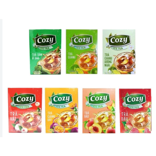 Trà Hòa Tan Cozy Ice Tea Nhiều Vị Hộp 240gr