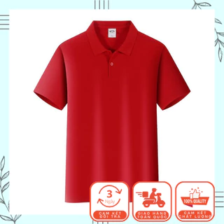 Áo Thun Polo Shirt Có Cổ Bẻ Nam Nữ Trơn Just-P Menswear