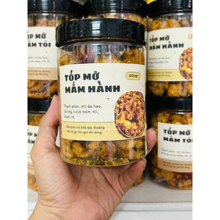 TÓP MỠ RIM MẮM HÀNH VÀ TÓP MỠ CHÁY TỎI 200gr