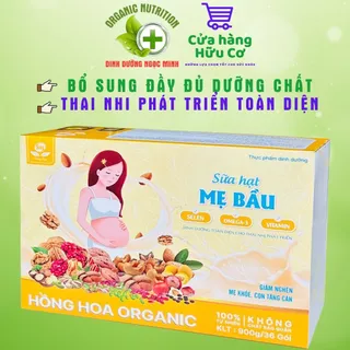 Sữa hạt dinh dưỡng dành cho phụ nữ mang thai (sữa hạt mẹ bầu) - Thai nhi phát triển toàn diện (hộp 900g/ 36 gói)