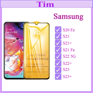 Kính cường lực 9D Samsung S20Fe/ S21/S21+/S21Fe/S22/S22+/S23/S23+  Full màn hình (Tặng Kèm Giấy Lau) TimShop