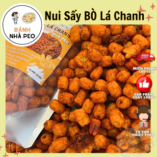 Nui Sấy Bò Lá Chanh Thơm Giòn ( Bánh Nhà Peo )