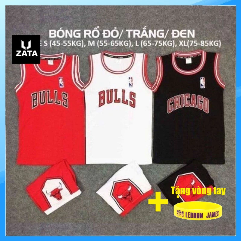 Quần Áo Bóng Rổ Bull Chicago Cao Cấp, Mẫu Mới 2024 Zata Vn - ABRNBA