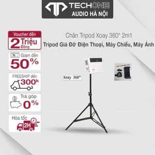 [XOAY 360 - ĐỘ CHỊU LỰC 25KG] Chân tripod máy chiếu xoay 360 độ - Tripod giá đỡ máy chiếu điện thoại - Cao Dài 2.1m