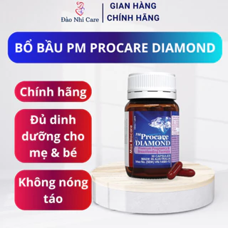 CHÍNH HÃNG Bổ bầu PM Procare Diamond Bổ sung vitamin cho phụ nữ trước, trong khi mang thai