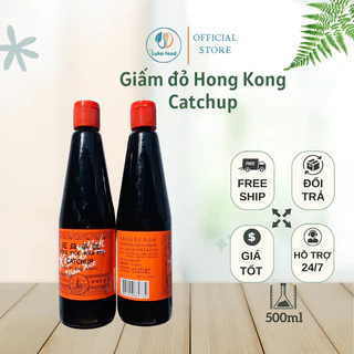 Giấm đỏ Hong Kong Catchup Yoon Yick Wah Kee thượng hạng 550ml