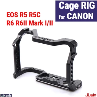 CANON EOS R6ii R62 R5 R6 R5C R RP | Khung bảo vệ rig cage giá treo phụ kiện máy ảnh quay video livestream vlog tik tóp