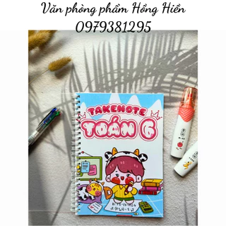 Sổ tay Takenote Toán 6 bản mới nhất