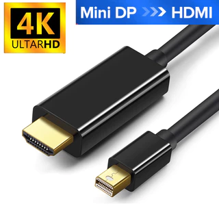 Cáp chuyển Mini Displayport sang HDMI độ phân giải 4K dây dài 1.8 mét  cho máy tính macbook laptop