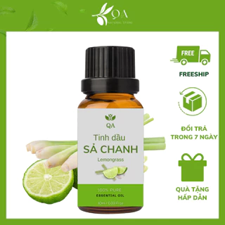 Tinh dầu sả chanh organic xông phòng làm nến thơm đuổi muỗi khử mùi