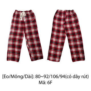 [2HAND] Quần caro, quần hoạ tiết, quần ống rộng 2hand (flannel pants)