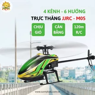 Máy bay trực thăng điều khiển từ xa JJRC M05, 4 Kênh cao cấp, tự cân bằng, bay ngời trời, Pin dùng 20 phút - Sunny Kids