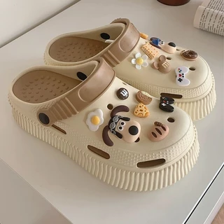 Dép Sục crocs nam nữ đế độn tăng 6cm chiều cao siêu nhẹ dáng chuẩn ôm chân