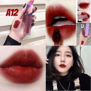 Son Black Rouge A12 màu đỏ gạch ver 2 nắp tím