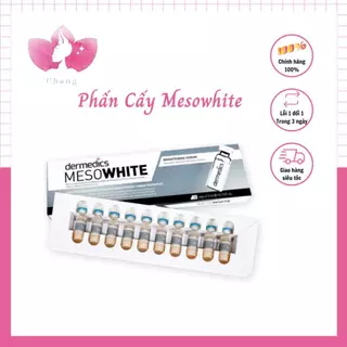 Phấn Cấy Trắng Mesowhite Hộp 10 Lọ - Giúp Da Trắng Hồng Tự Nhiên - Dùng Trong Spa - TMV