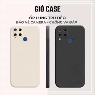 Ốp lưng Realme C15, C12, C25, C25s cạnh vuông | Vỏ điện thoại realme bảo vệ camera