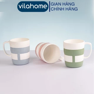 Cốc Uống Nước Việt Nhật, Dung Tích 350ml Nhựa PP Nguyên Sinh, Không Mùi, Kháng Khuẩn An Toàn