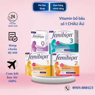 Bổ bầu FEMIBION số 0,1,2,3 hàng nội địa Châu Âu đủ bill