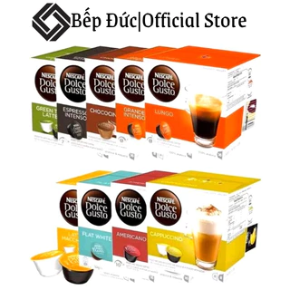 Viên Nén Nescafe Dolce Gusto, Viên Nén Cafe Dolce Gusto, Hộp 16 Viên, Nhiều Vị, BH 12 Tháng