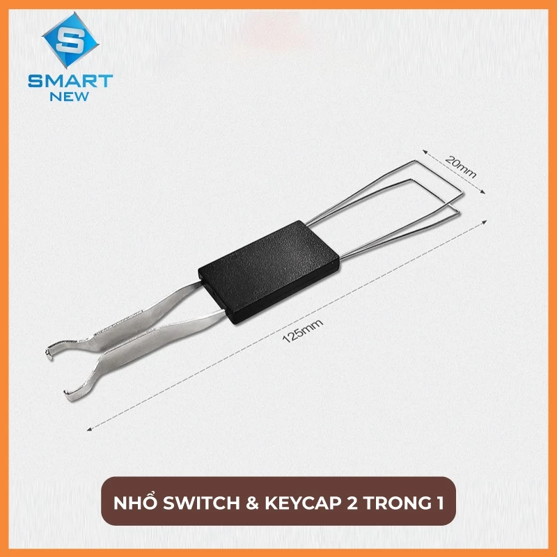 Dụng cụ nhổ switch và keycap dùng cho bàn phím cơ 2 trong 1