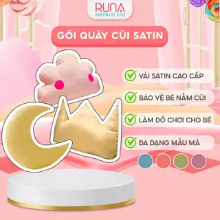 Gối quây cũi handmade RUNA KIDS - Chất liệu Cotton Hàn 100% cao cấp, bảo vệ an toàn giấc ngủ cho bé