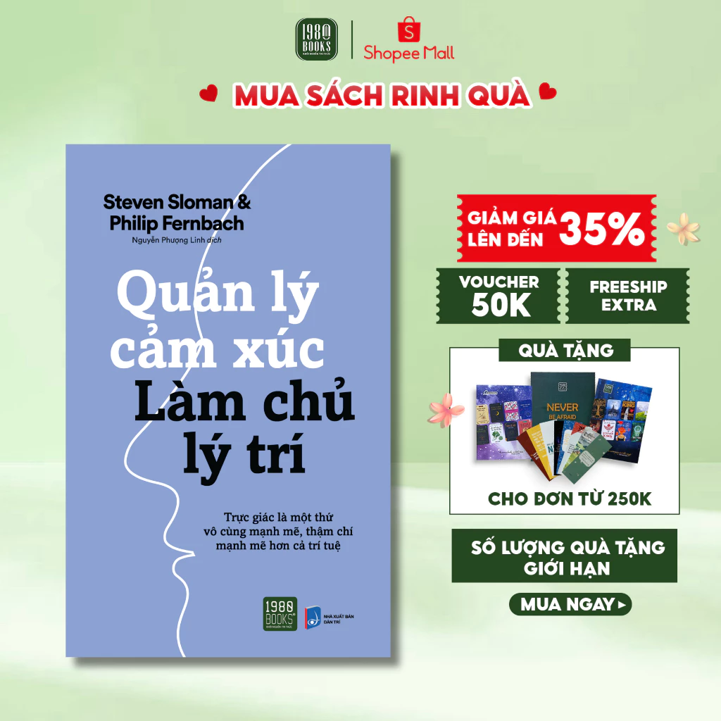 Sách - Quản lý cảm xúc, làm chủ lý trí - 1980BOOKS