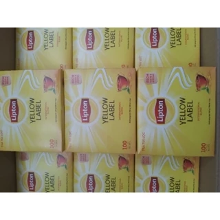 TRÀ LIPTON NHÃN VÀNG HỘP 100 GÓI