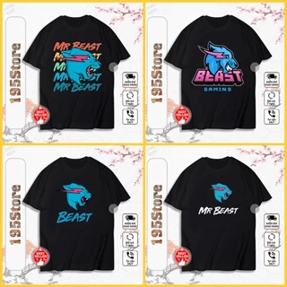 Áo Mr Beast - Áo YouTube Mr Beast 4 mẫu mới, chất cotton co giãn 4 chiều thoáng mát