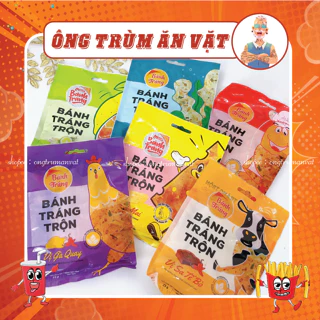 Bánh Tráng Trộn 6 Vị Miss Bánh Tráng Gà - Bò - Tôm - Rong Biến, Bánh Tráng Xì Ke, đồ ăn vặt