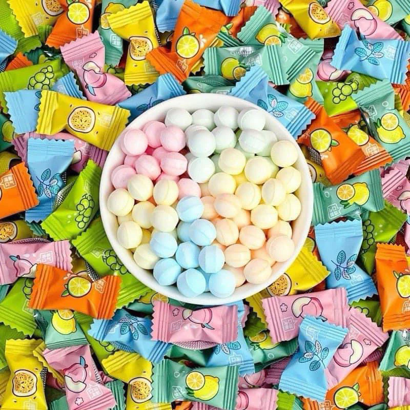 1kg kẹo C ngậm không đường hoa quả