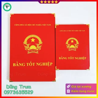 Bằng Tốt Nghiệp Các Cấp Dùng Chụp Hình Kỷ Yếu Chất Liệu Gỗ Cứng Bền Đẹp