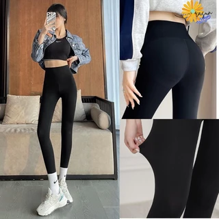 Quần leggin nữ siêu co giản cạp cao dáng dài, quần dài ôm nữ công sở tập gym thế thao RASUN