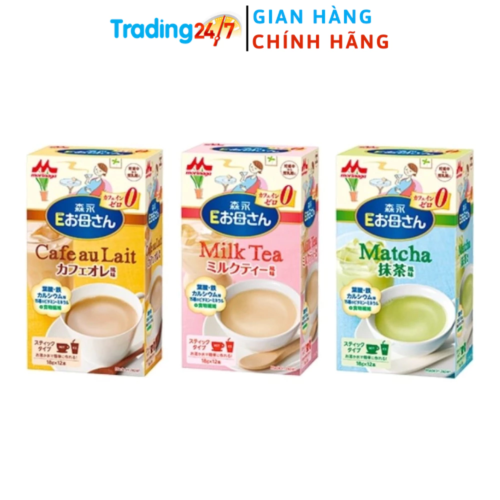 [Biên Hòa] Sữa bầu Morinaga , sữa cho bà bầu đủ vị trà xanh, cafe, trà sữa nội địa Nhật Bản Date 2025