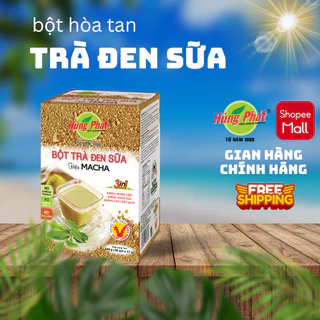 Bột Trà Đen Sữa Hùng Phát Hộp 340g Thơm Ngon Dinh Dưỡng