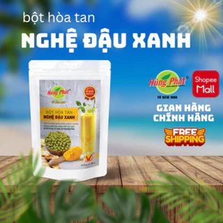 Bột Hòa Tan Nghệ Đậu Xanh Hùng Phát Túi 200gr