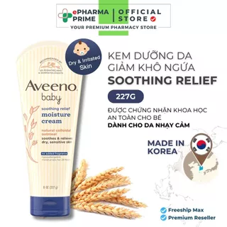 Kem dưỡng ẩm Aveeno Baby Soothing Relief cho da khô và nhạy cảm 227g