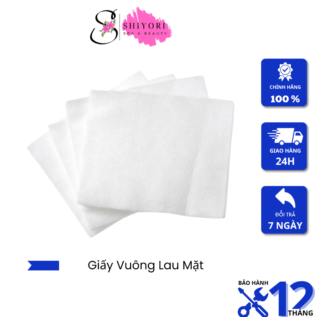 Giấy Lau Mặt, Giấy Rửa Mặt  Cây 200 Tờ Dùng Cho Spa và TMV