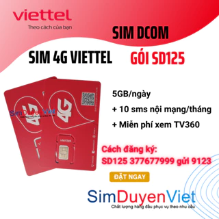 Sim Viettel 4G giá rẻ
