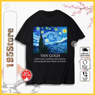 Áo Van Gogh, Áo thun Van Gogh mẫu siêu hot mới nhất, chất thun co giãn 4 chiều thoáng mát