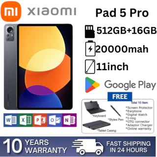 Mục 🔥HÀNG MỚI HÀNG🔥Xiaomi Tablet Pad 5 Pro | RAM 16GB ROM 512GB | Snapdragon 865 | SIM kép 4G+5G LTE | Pin 20000mAh