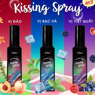 Xịt Thơm Miệng Kissing Spray Nasora 20ml Hương Trái Cây Ngọt Ngào Thơm Mát